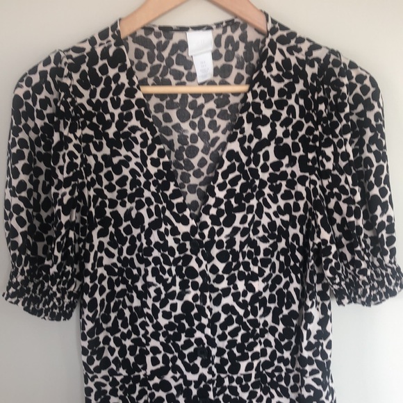 NWOT - H&M button up dress with cap sleeves - Picture 4 of 4